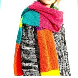 New with tags BP NORDSTROM color block, striped large scarf